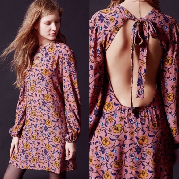 For Love And Lemons Dresses & Skirts - For Love & Lemons x OU Open Back Floral Dress
